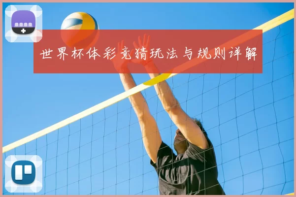 世界杯体彩竞猜玩法与规则详解