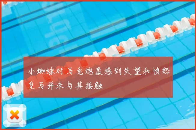 小蜘蛛对马竞炮轰感到失望和愤怒皇马并未与其接触