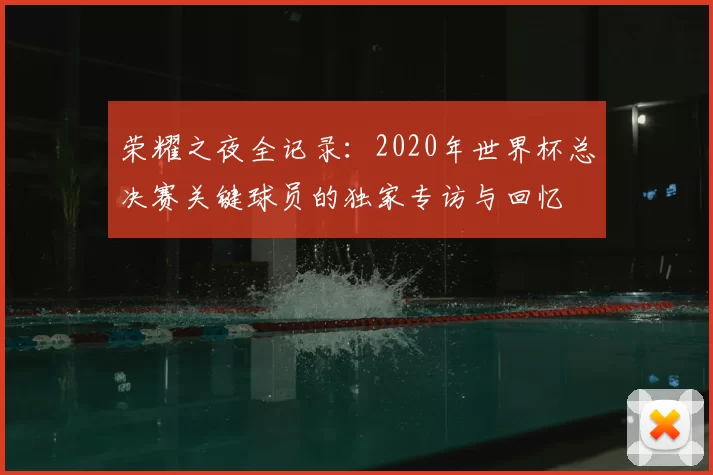 荣耀之夜全记录:2020年世界杯总决赛关键球员的独家专访与回忆